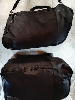 Black Men’s Duffel Bag – Versatile Travel & Gym Carry